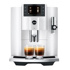 Jura E8 Piano White Coffee